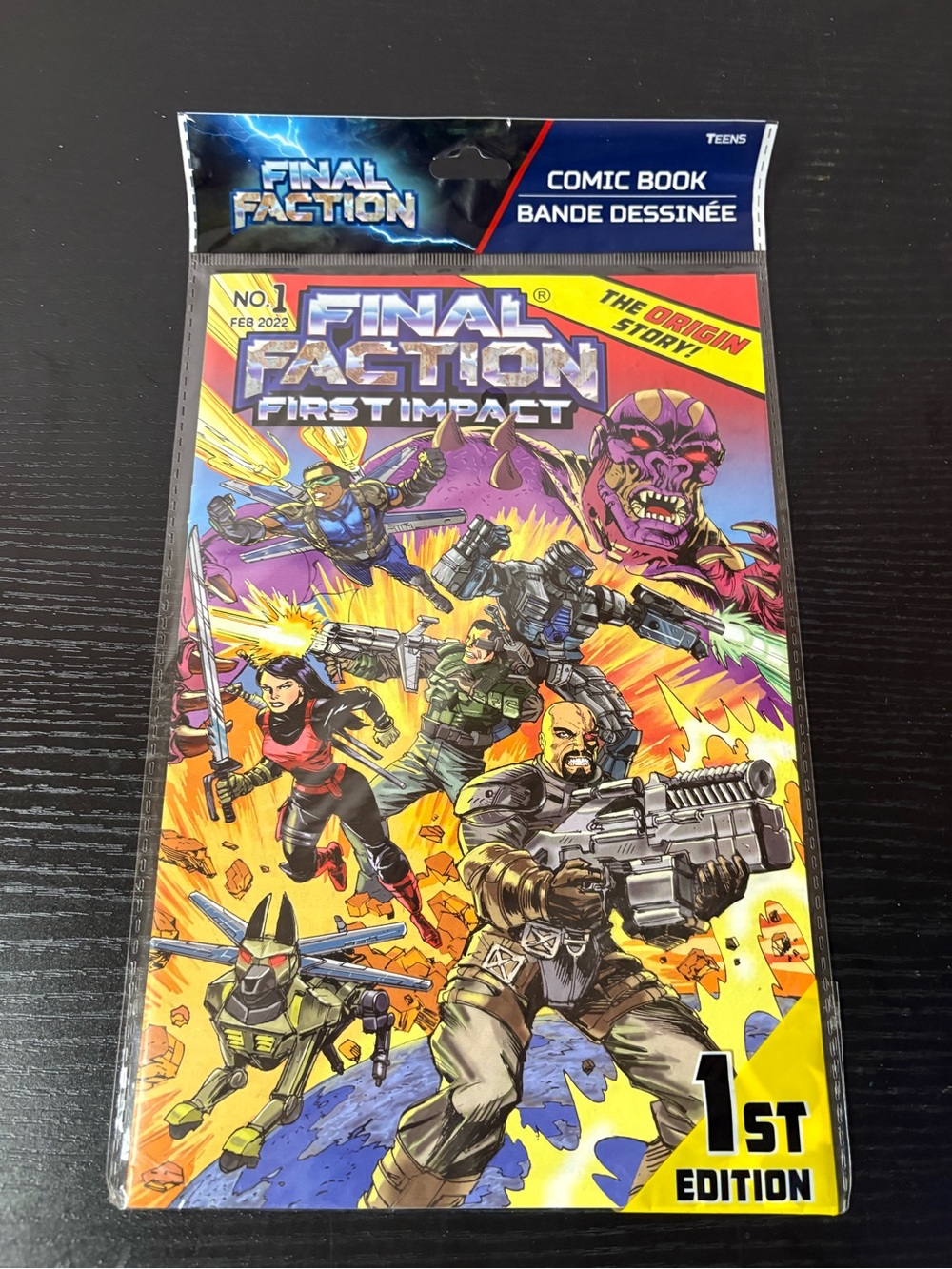 Final Faction Comic Set 1st Edition Sealed Issue 1 & 2 Kharn Kingdom